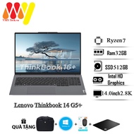 Laptop Lenovo Thinkbook 14 G5+ARP Ryzen 7-7735H Ram 32GB SSD 512GB 14inch 2.8k Newseal cao cấp tặng 