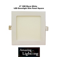 LED Downlight Slim Panel Square 12W 18W 4" 6" (LEDEON / DZZ&X Y809) Recessed Downlight Ceiling Livin