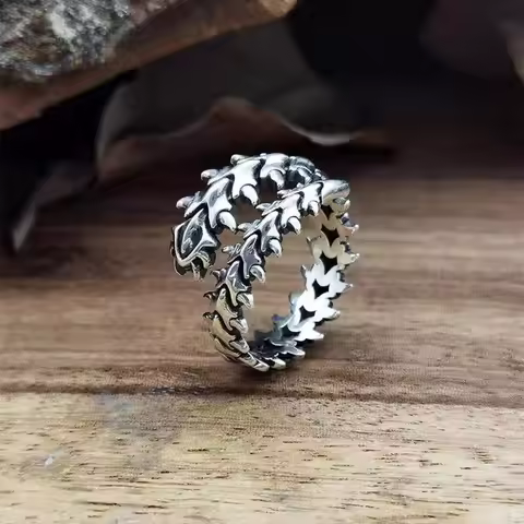 Anime Tokyo Ghoul Ring Kaneki Ken Adjustable Opening Unisex Punk Jewelry Gift Prop Cosplay Accessori