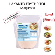 LAKANTO Erythritol (Natural Sugar) - 200g Pack
