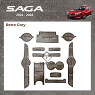 [LEATHER] Proton Saga Interior Slot Mat 2016 - 2024 Anti Slip Mat Car Mc2 Saga VVT Accessories 2024