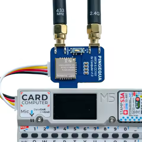 2-in-1 RF Module for M5Stack Cardputer, (NRF24L01+ & CC1101) Bruce Firmware Pre-Installed, Dual Band