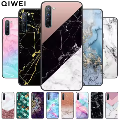 For OPPO Reno 3A Case marble Printed Soft Silicone Phone Cover For OPPO Reno 3A Janpan Version Cases