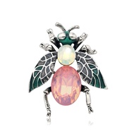 Pink cicada brooch