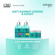CBD Keratin Pro Hair Mask / Shampoo / Conditioner 250ml for anti-drying and tangled Hair