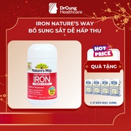 Nature’s Way High Strength Iron + Vitamin C&B12 ORGANIC Iron - Supports Iron Supplement, Vitamin C &