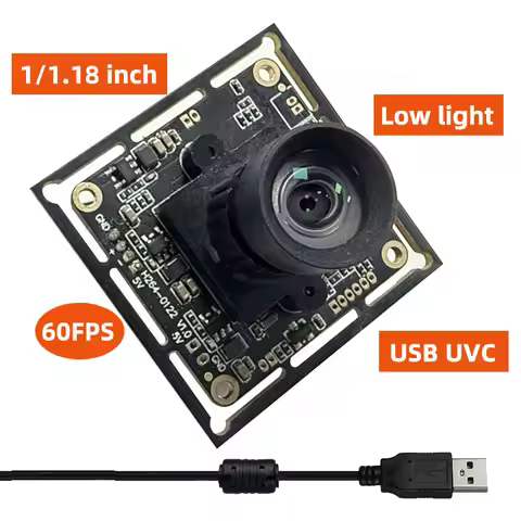 1/1.8-inch Low Light USB Camera Module 2MP H264 1080P@60FPS SC2210 Pixel Size 4µm X 4µm 0.0001Lux No