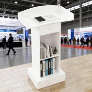 Small Vertical Podium Lectern Speaker's Stand Reception Desk Simple Modern Reception Table Chairman'