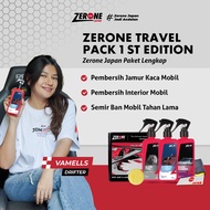 Zerone Japan Paket Coating Pembersih Mobil Lengkap Travel Pack 1st Edition Berisi - Pembersih Kaca M