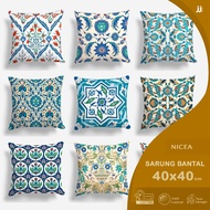 Sofa Cushion Cover PRINT Abstract NICEA TURKISH MOTIF 40X40 CM