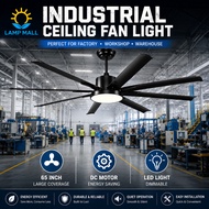 Industrial Ceiling Fan 65 inch Big Ceiling Fan Big Fan Hanging Ceiling Fan Large Ceiling Fan DC Remo
