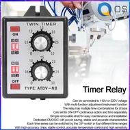 【ราคาถูกสุด】Control Time Switch Relay On Off Timer Relay Multi-Section ATDV-NB AC110V / 220V