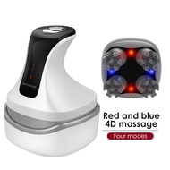 4D Magnetic Head Massager, IPX7 Waterproof Electric Positive Negative Kneading Scalp Massage Machine