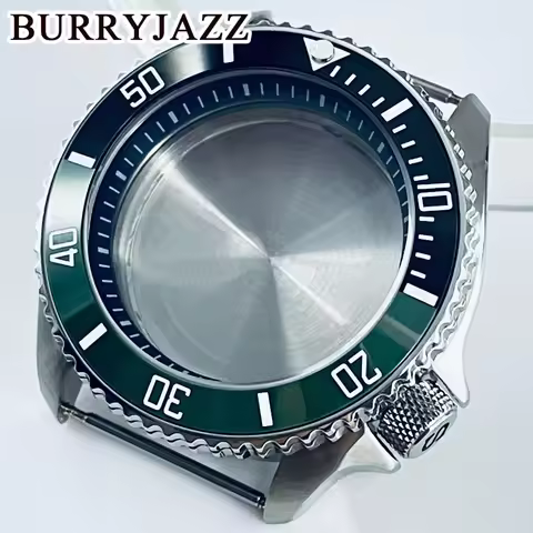 42mm SKX 007 Watch Case Red GMT Bezel With Bracelet S‑Crown Fit NH34 NH35 NH36 NH38 NH70 NH72 Moveme