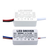 LED Driver 1-3W 3-5W 4-7W 8-12W 12-18W 18-25W 25-36W For Leds Power Supply Unit AC85-265V Lighting Transformer Essories White