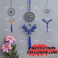 Evil Eye Wind Chimes Evil Eye Protection Lucky Charm Door Decoration Hanging Bell for Home Patio Dec