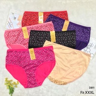 KATUN JUMBO - Panties AdultWanita Fit XXXL Waist Length Rayon Cotton Small Rubber Pattern CD Soft Wo