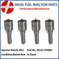 4pcs Diesel Fuel Injector Nozzle 093400-8630 DLLA155P863 for Toyota Hilux Hiace Land Cruiser 1KD-FTV