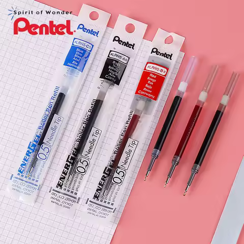 Pentel Energel Gel Refill LRN5 LRN4 0.5/0.4mm for BLN75 / BLN105 smooth and quick-drying student sta