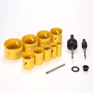 Hole Saw Kit for Drilling Drill Set 13pcs 19-64mm M42 HSS Bi-metal