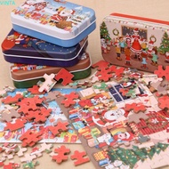 VINTA Christmas 3D Puzzle, Christmas House DIY Paper Card Jigsaw, Montessori Christmas Tree Handmade