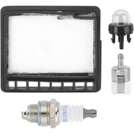 Fdit Chainsaw Air Filter Fuel Filter with Sparking Plug Bulb for Echo CS-300 CS-301 CS-305 CS-306 CS