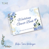 Aesthetic invitation guest book/ wedding guest book wedding party guest book/guest book wedding