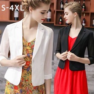 Fashion Blazer Women Lady Slim Short Blazer Jackets Suit Office Formal OL Trend Coat Blazer