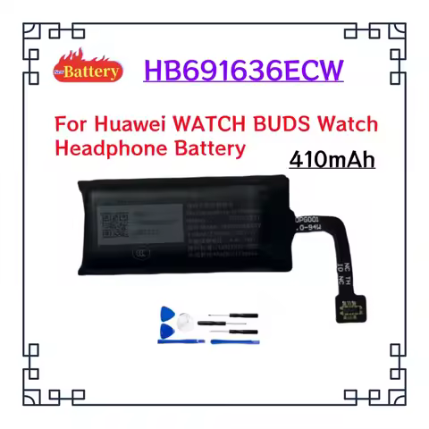 New battery For Huawei WATCH BUDS Watch Headphone Battery 410mAh For HUAWEI WATCH Ultimate HB691636E
