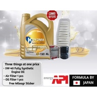 A506I# TOYOTA ESTIMA ACR30, ALPHARD 2.4 OIL FILTER + AIR FILTER + KOYOMA ENGINE OIL (Combo Set Offer