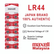 Maxell LR44 Micro Alkaline Button Cell | 1 / 10pcs | Original