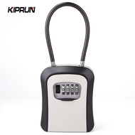 KIPRUN Security Key Lock Box, Wall Mounted Large Capacity Key Safe Box, 4 Digit Combination Key Stor