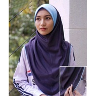 Tudung Sukan Piping 2Tone by # SportHijab