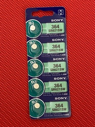 100%全新Sony 364 SR621SW 1.55V 手錶鈕扣電池