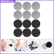 12 Pcs Electric Foot Pads Stone Pumice Disc Replacements File Roller Exfoliating Grinding Tool kevvg