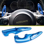 Blue Aluminum Steering Wheel Paddle Shifter Extension Accessories For Subaru BRZ Toyota 86 GT86 GR86