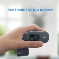 C270 HD 720P With Noise-Canceling Mic Auto Focus For Zoom/Microsoft Teams/Webex Plug & Play For Lapt