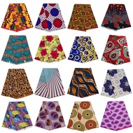 1pc 6 yards (about 1.14cm*5.4m)2025 African Fabric by the Yard Pattern New Print Fabric Ankara Afric