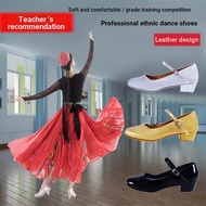 Dance Shoes Xinjiang Ethnic Dance Modern Shoes Middle Shoes Female Wei Ethnic Ethnic Dance Shoes Lat