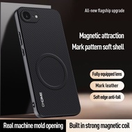 Casing for Apple iPhone 16e 5G iPhone16e i16e Phone Case Leather Magnetic Adsorb Wireless Fast Charg
