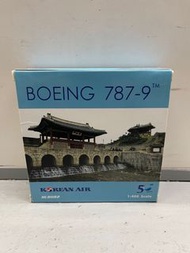 1:400 Korean air Boeing 787-9 飛機模型