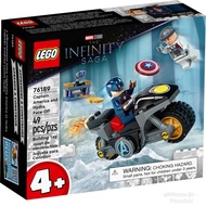 Lego Marvel 76189 Captain America and Hydra Face-Off Action Figure Bricks Toy Kid Super Originalhero