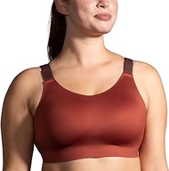 Dare Scoopback 2.0 Women's Run Bra - Copper/Run Raisin/Ice Blue - 30DD/E