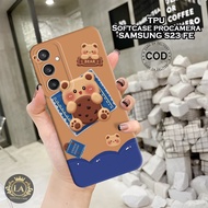 HP Latest Samsung Galaxy S23 FE Case - Leviora Case - Fashion Case Bear - Samsung Galaxy S23 FE Soft