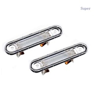 Super For W124 W201 W202 LED License Plate Tag Light Step Courtesy Lamp Taillight 2pcs