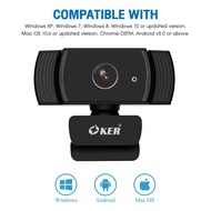 ✅แท้100%🇹🇭 OKER WEBCAM Full HD 1080P A229 Auto Focus กล้องเว็บแคม ออโต้โฟกัส ภาพชัดๆสวยๆ แถมขาตั้ง #