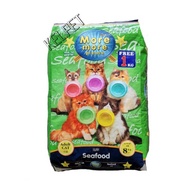 MORE MORE PLEASE CAT FOOD HIJAU (SEAFOOD) MAKANAN KUCING 8KG