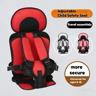Comfort Kids Car Seat Adjustable Cushion Toddler Chair with Seatbelt Safety Baby Safety Seat