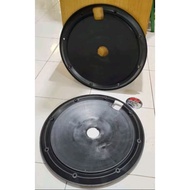 Wheel Hub Caps for Bicycle and Motorcycle Rims, 17 inch size 20" Black, Price per set of 2 pcs