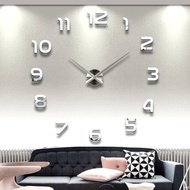 Jam Dinding 3D DIY Angka Latin Minimalis - Jam Dinding Raksasa - Jam Dinding DIY - Giant Clock - Jam